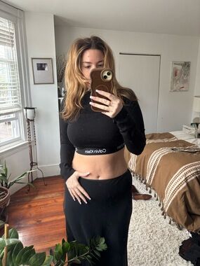 Calvin Klein Performance Black Half-Zip Pullover with Logo Pull